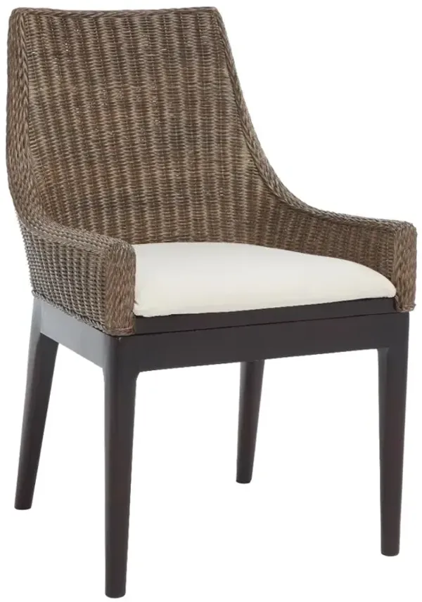 Franco Brown Rattan Chair