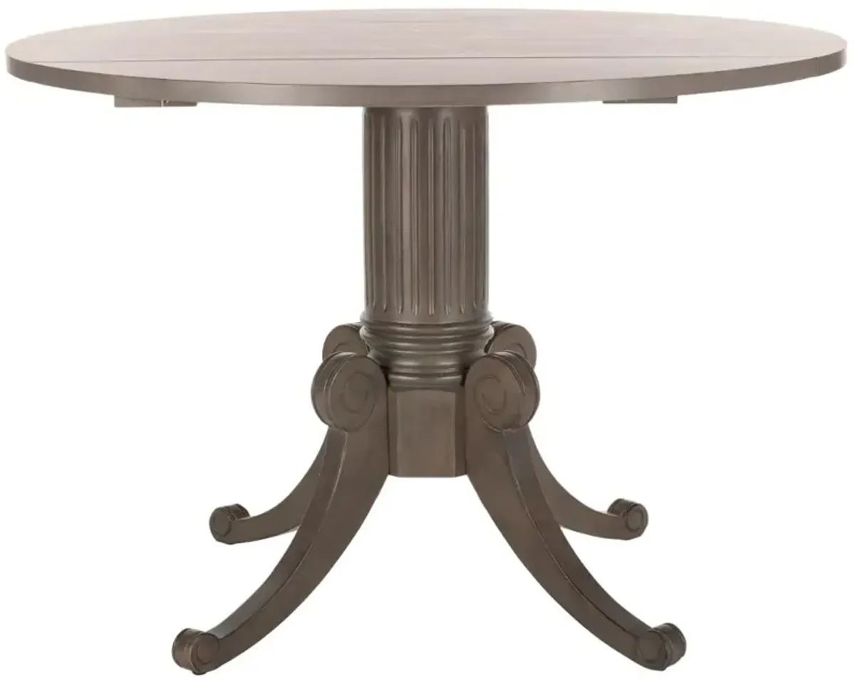 Forest Gray Wash Drop Leaf Dining Table
