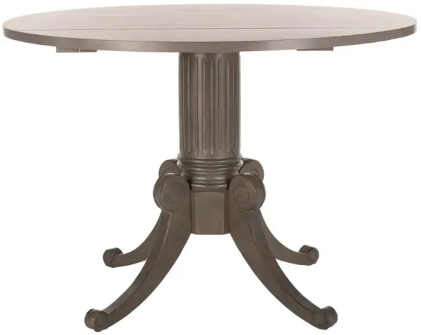 Forest Gray Wash Drop Leaf Dining Table