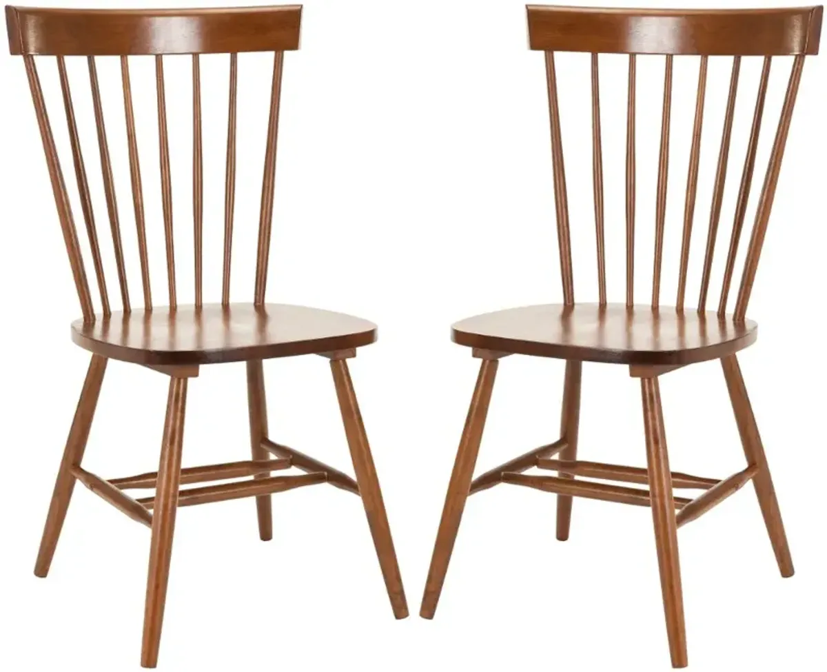 Parker Oak Spindle Side Chairs - Set of 2