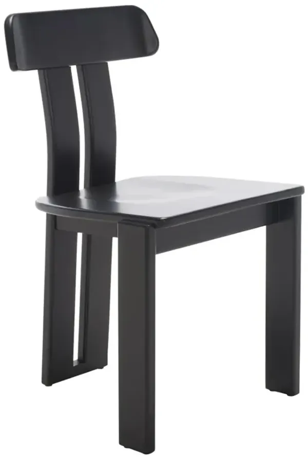 Cayde Black Wood Dining Chair
