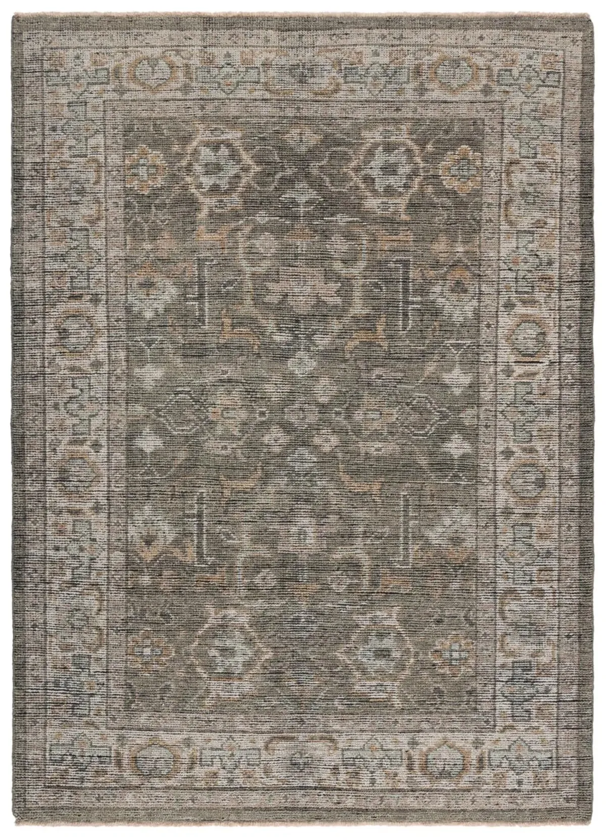 Safavieh Izmir Collection Linen and Dusty Teal Rug