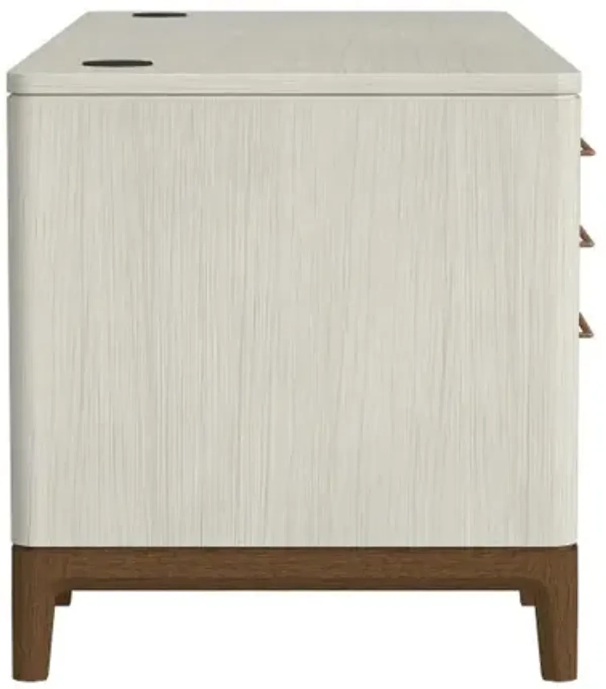 Pomona White Executive Desk
