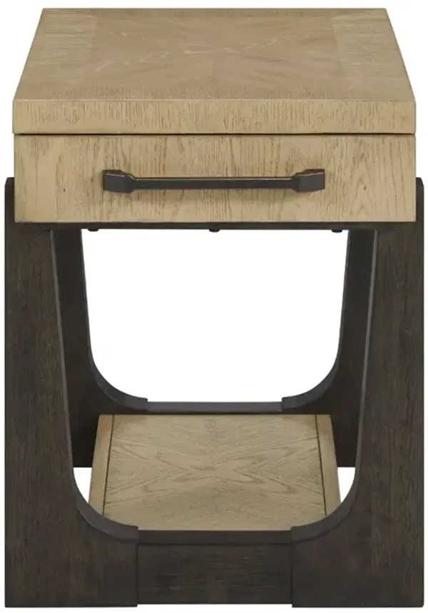 Sutton Brown Chairside Table