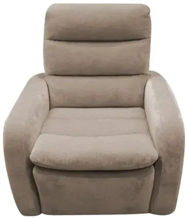 Celeste Mushroom Beige Power Swivel Glider Recliner