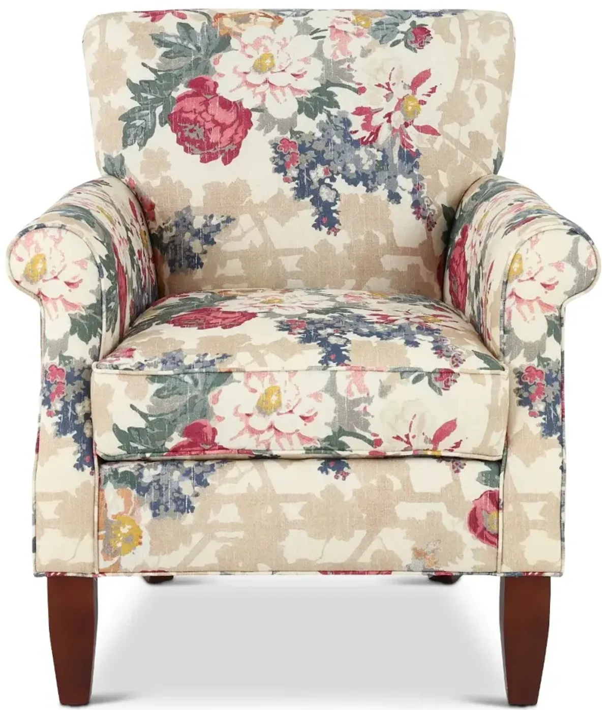 Adam Floral Accent Chair