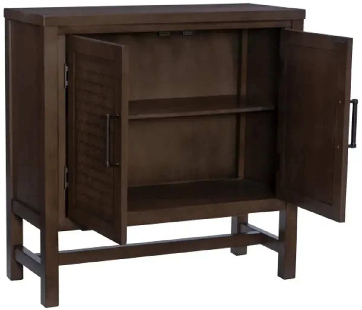 Dark Brown Accent Cabinet