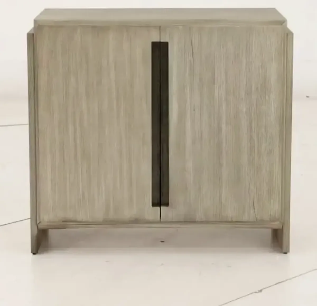 Cool Gray Two Door Cabinet