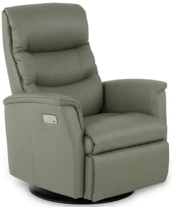 Liberty Moss Green Large Power Glider Recliner