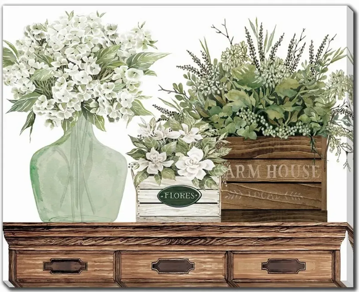 Farm House Florals Wall Art