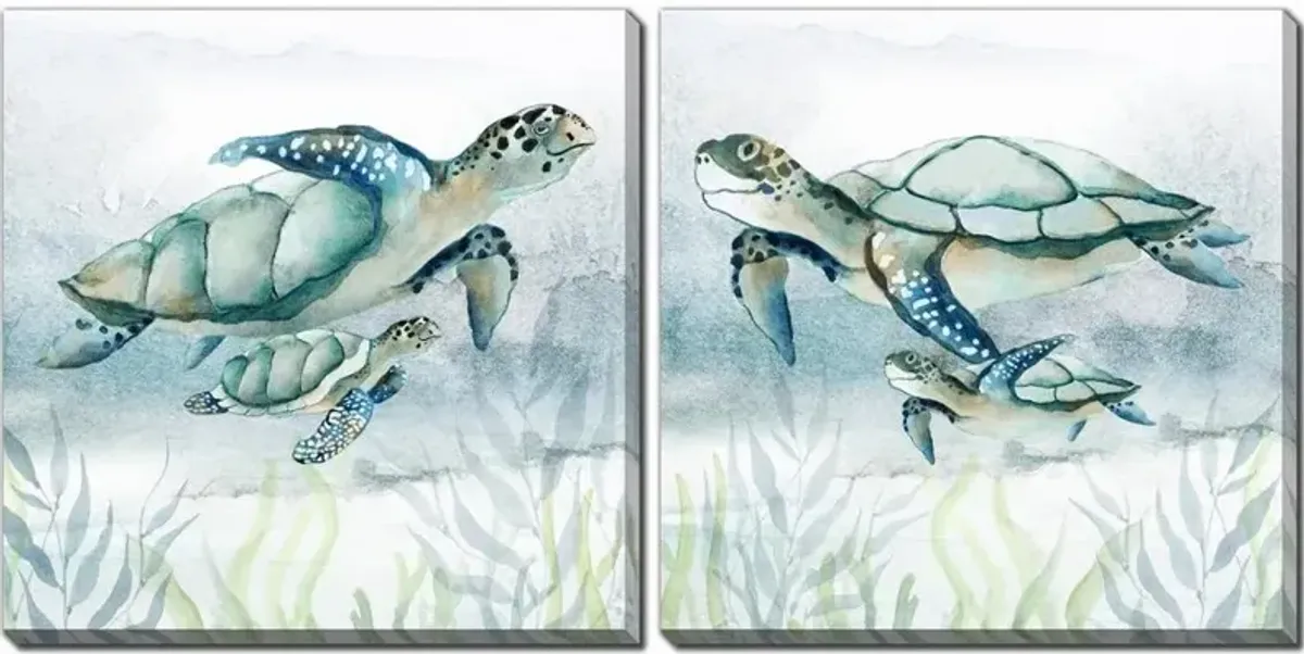 Swim Lessons Wall Art - Set of 2
