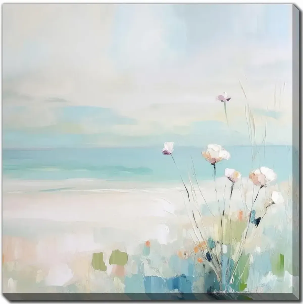 Blue Abstracted Waters I Wall Art