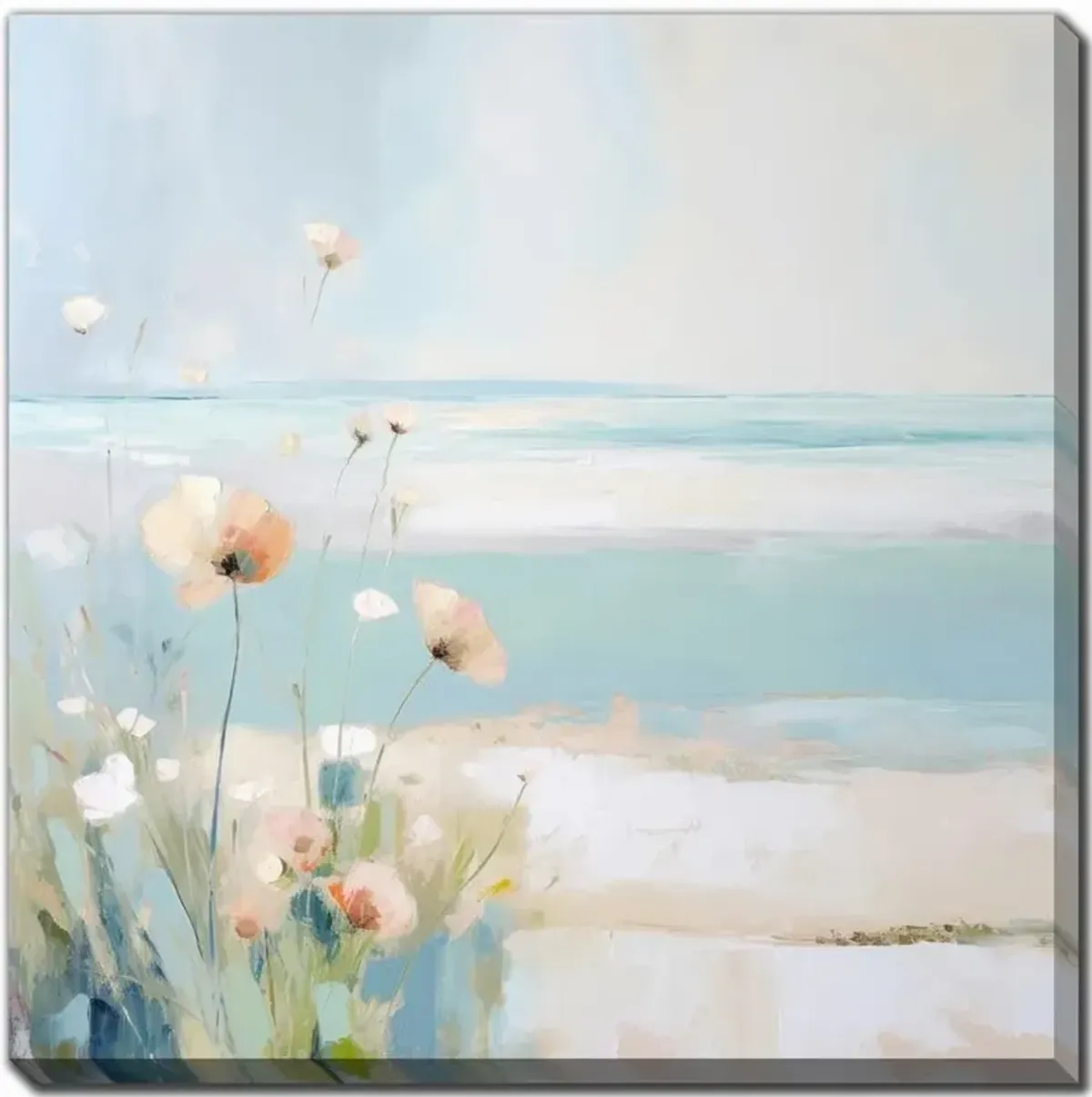 Blue Abstracted Waters II Wall Art