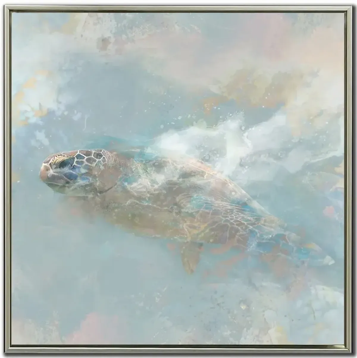 Oceanic Turtle II Wall Art