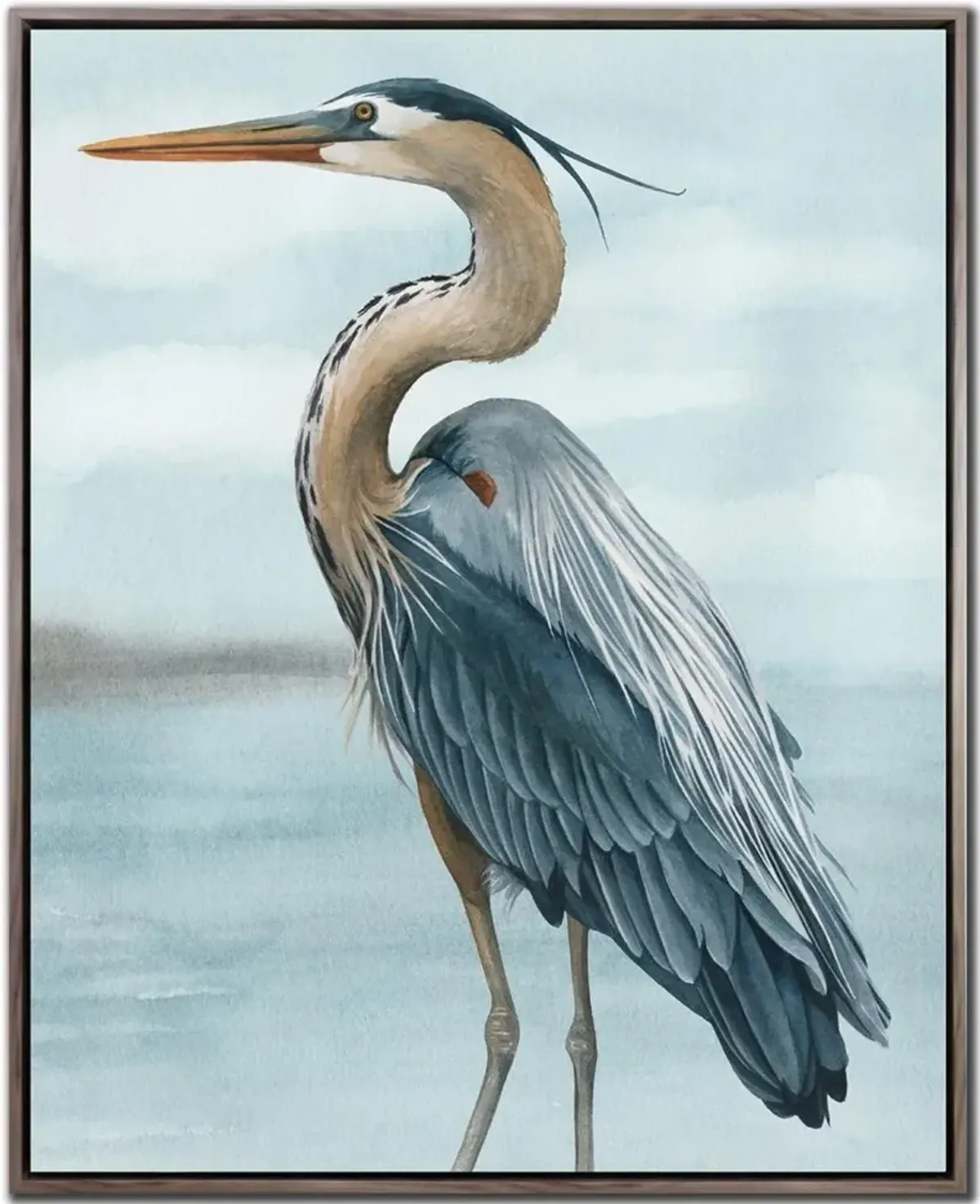 Back Bay Heron Wall Art