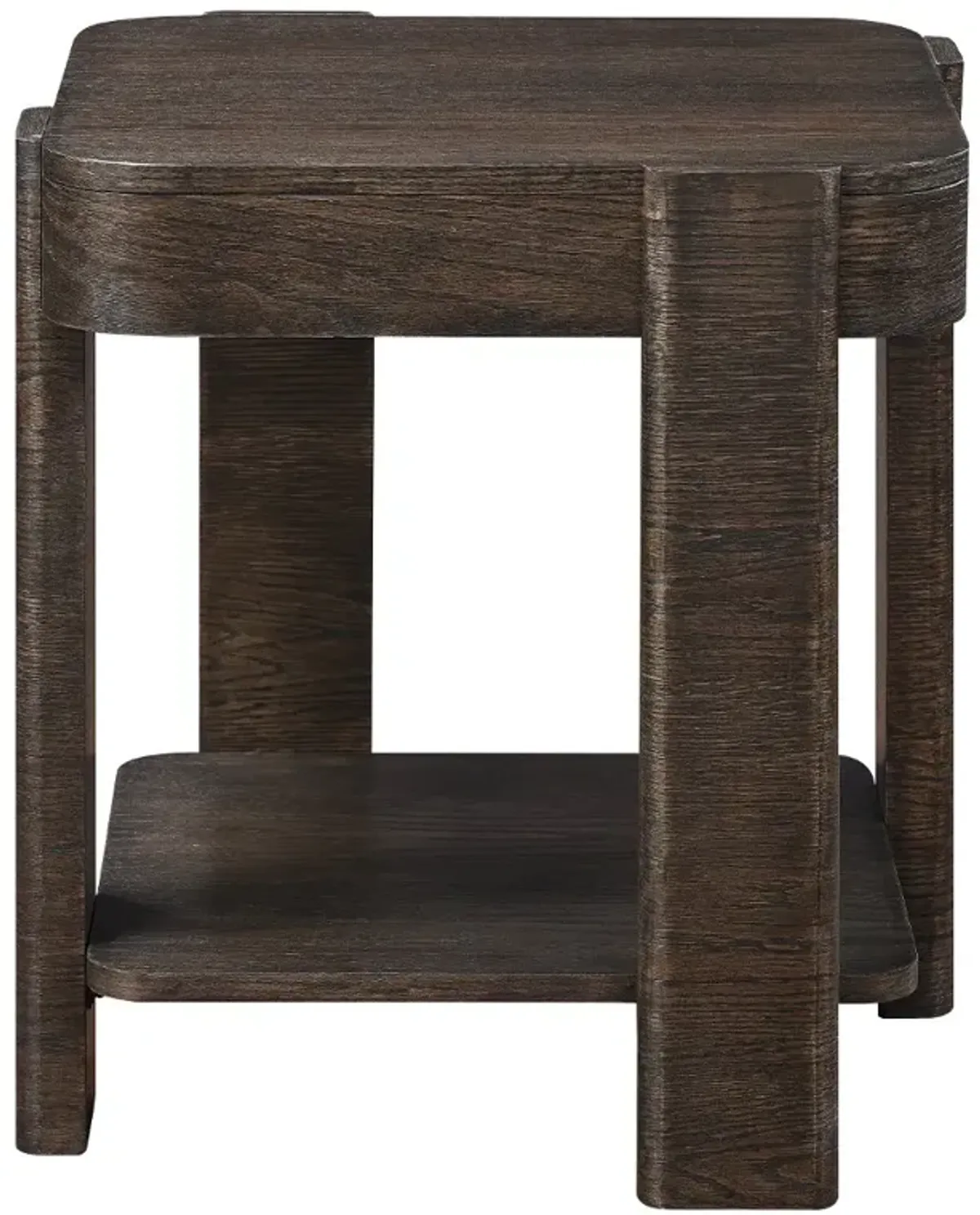 Salina Dark Brown End Table