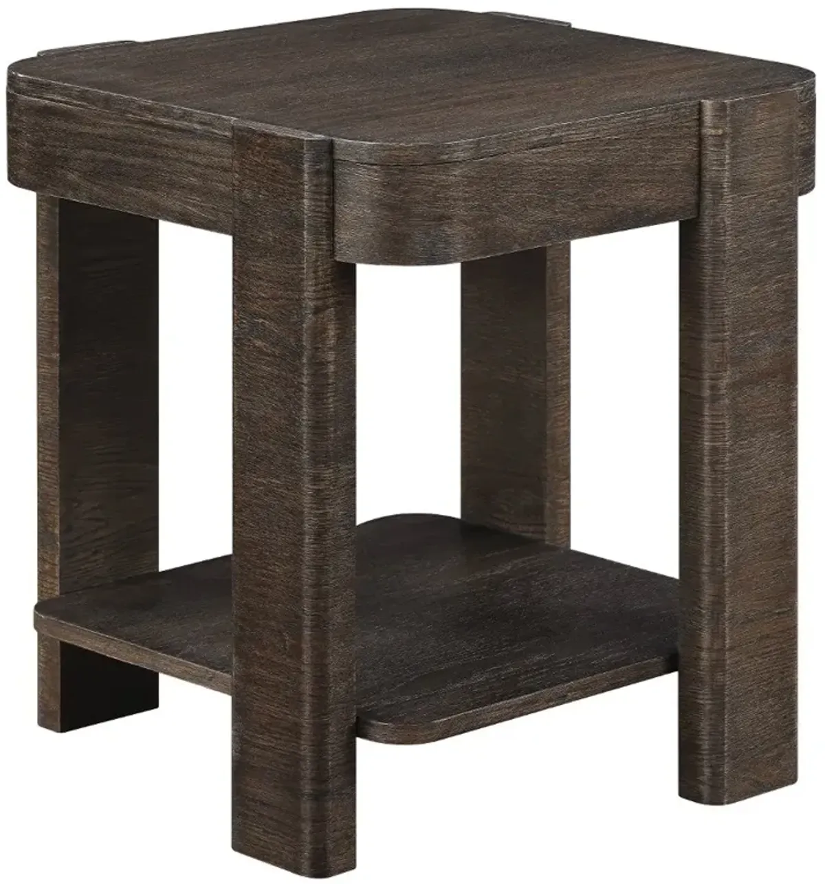 Salina Dark Brown End Table