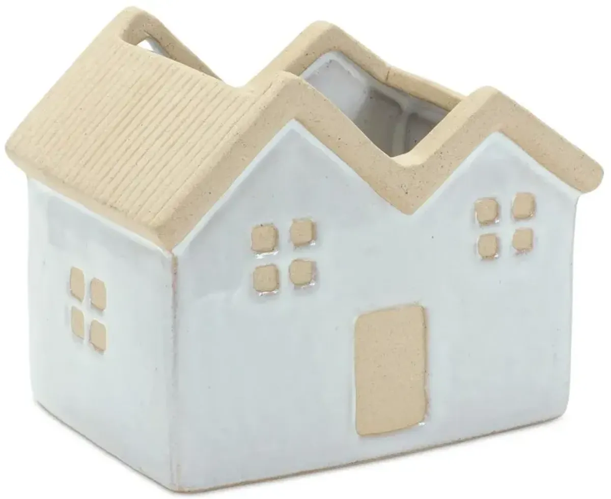 Adalyn Small Porcelain House Planter