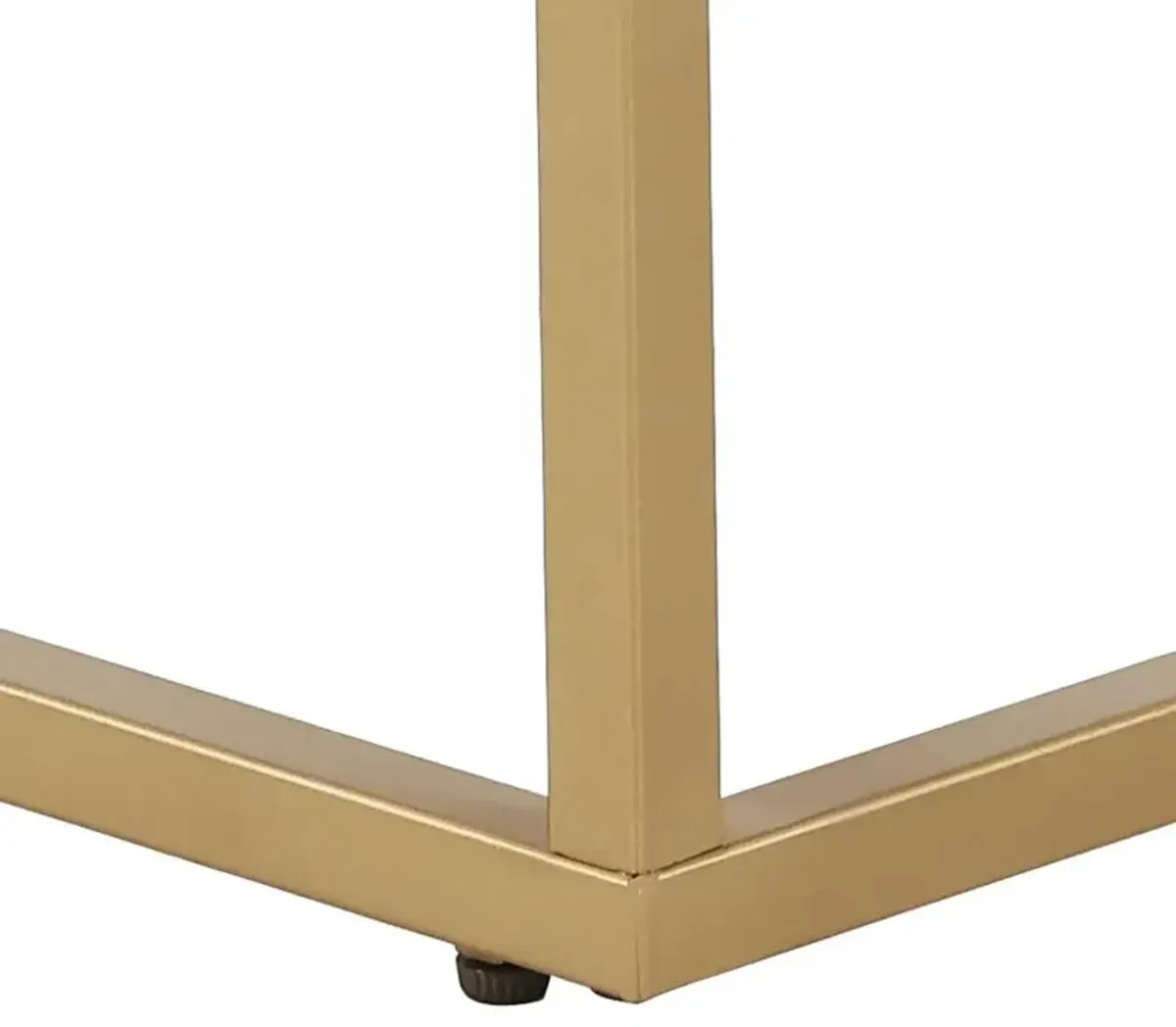 Santana Marble and Gold End Table