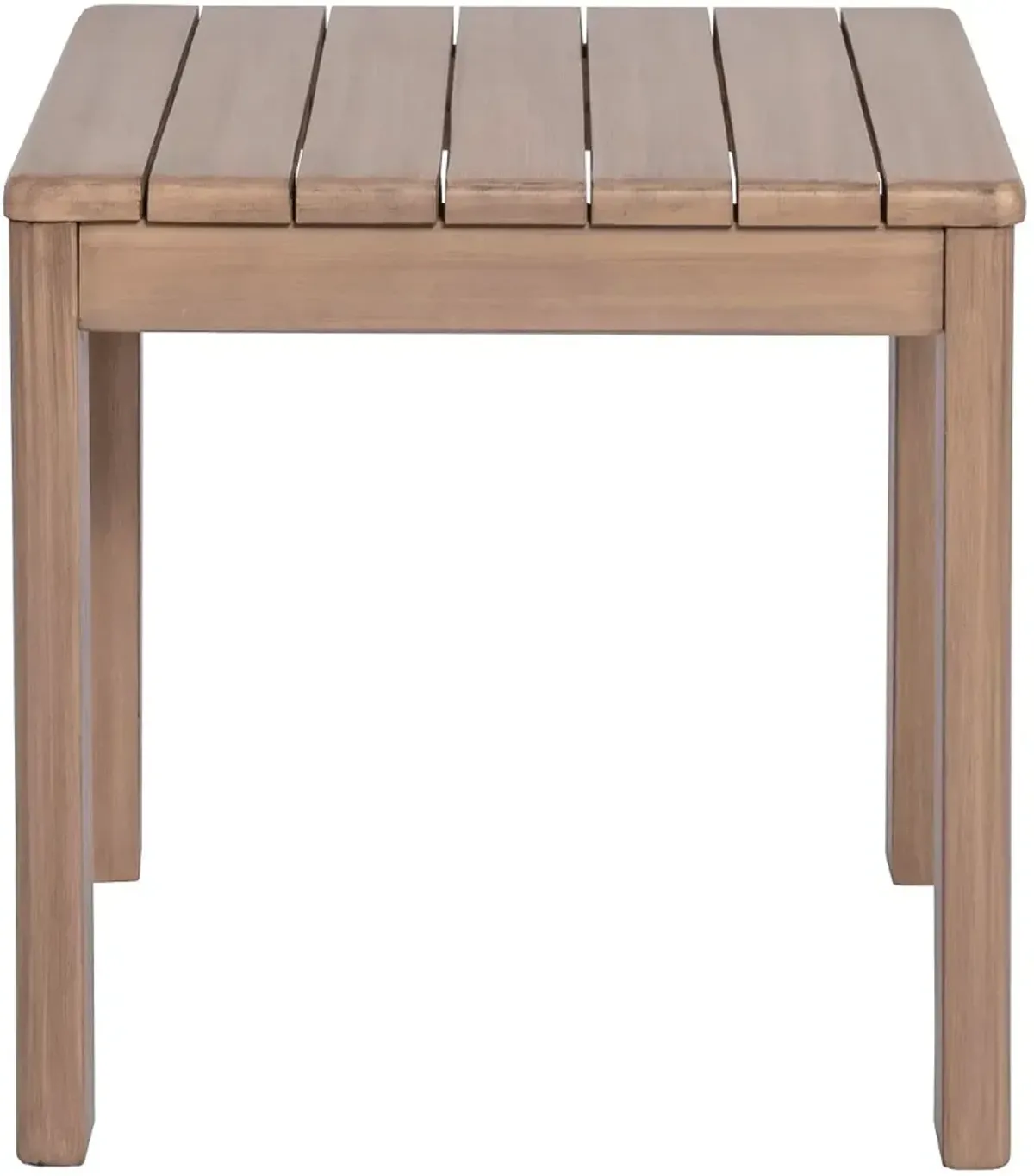 Newport Natural Acacia Wood Patio End Table
