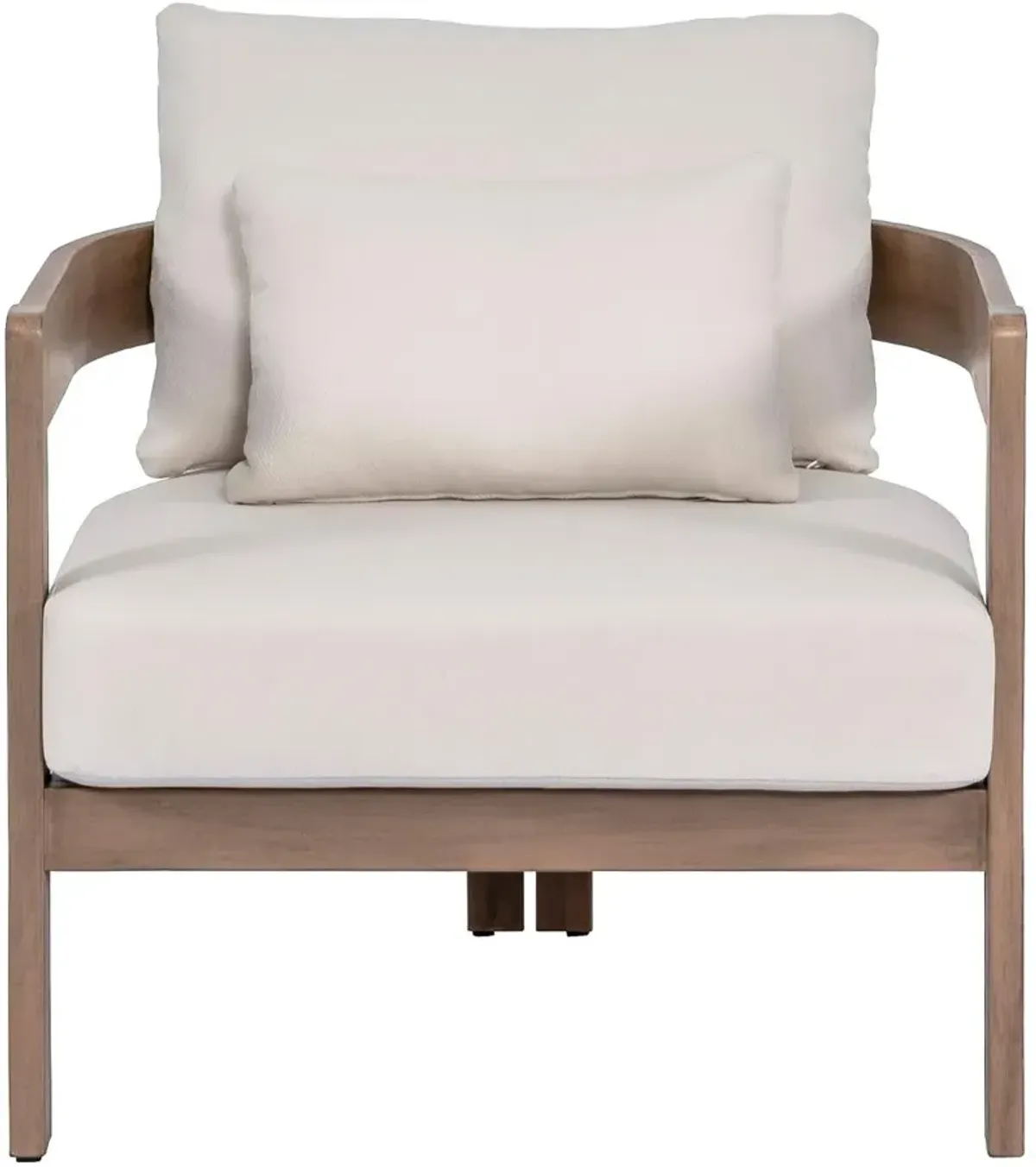 Newport Cream Curved Patio Chair