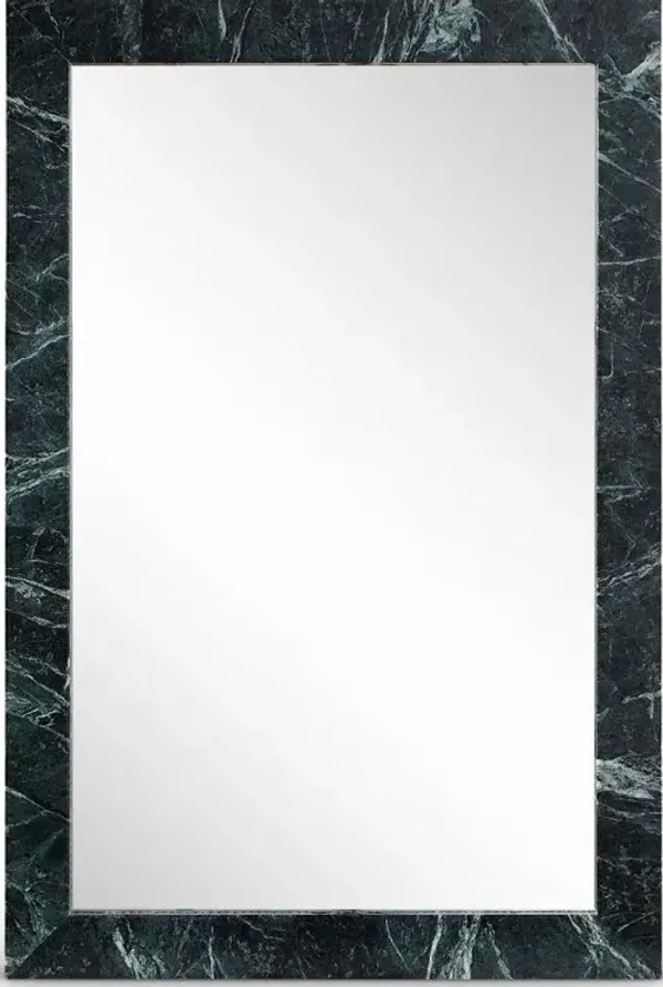 Pavia Green Genuine Marble Mirror