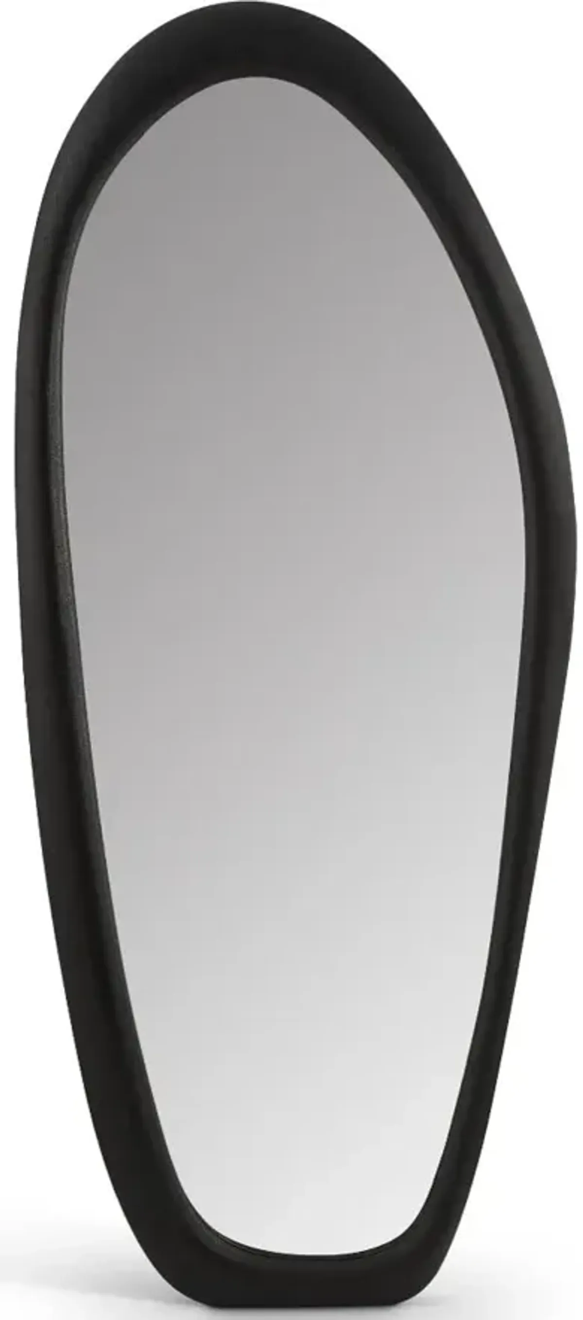 Holland Black Polyresin Frame Floor Mirror