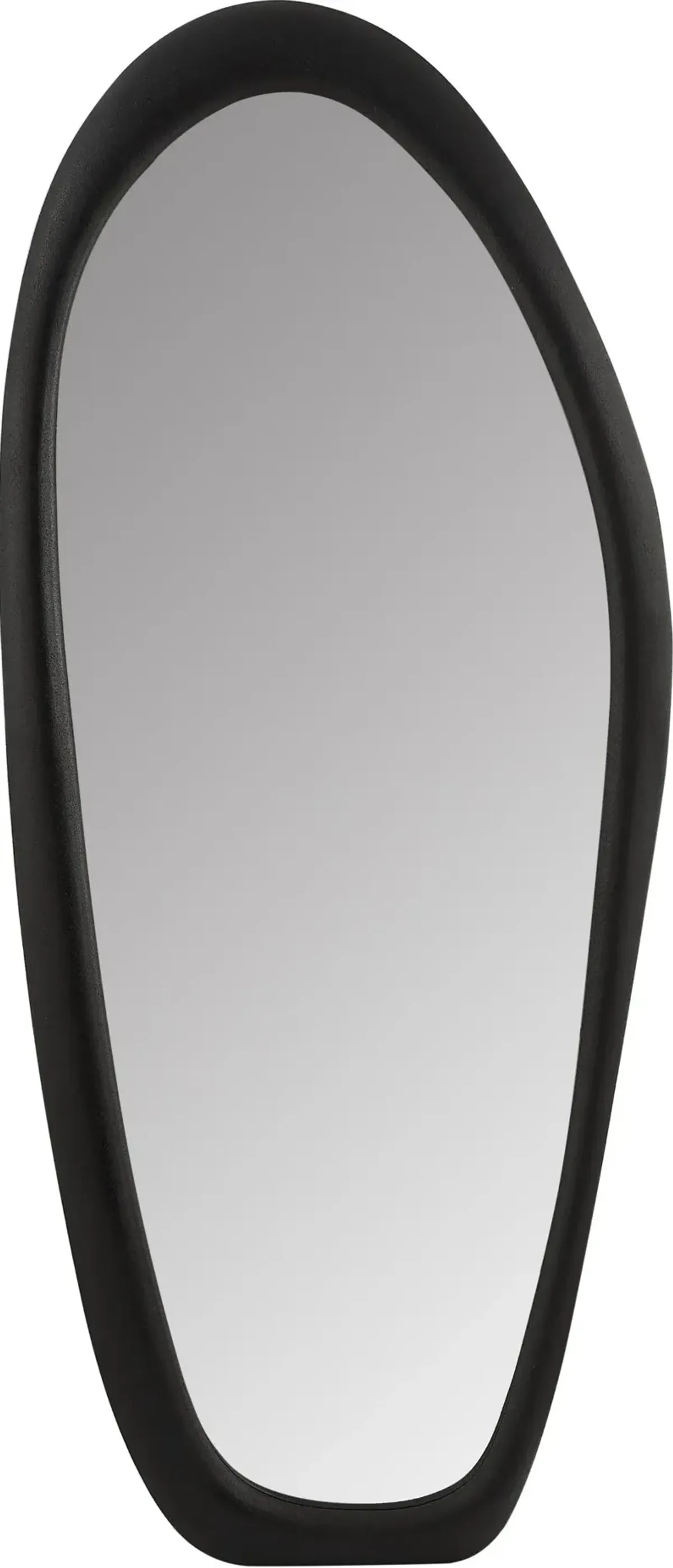 Holland Black Polyresin Frame Floor Mirror