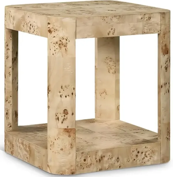 Reeves Burl End Table