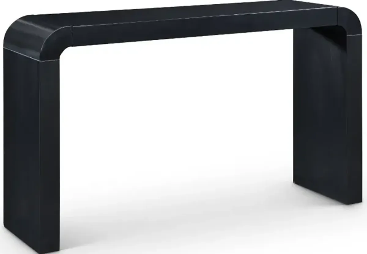 Toulon Black Oak Console Table