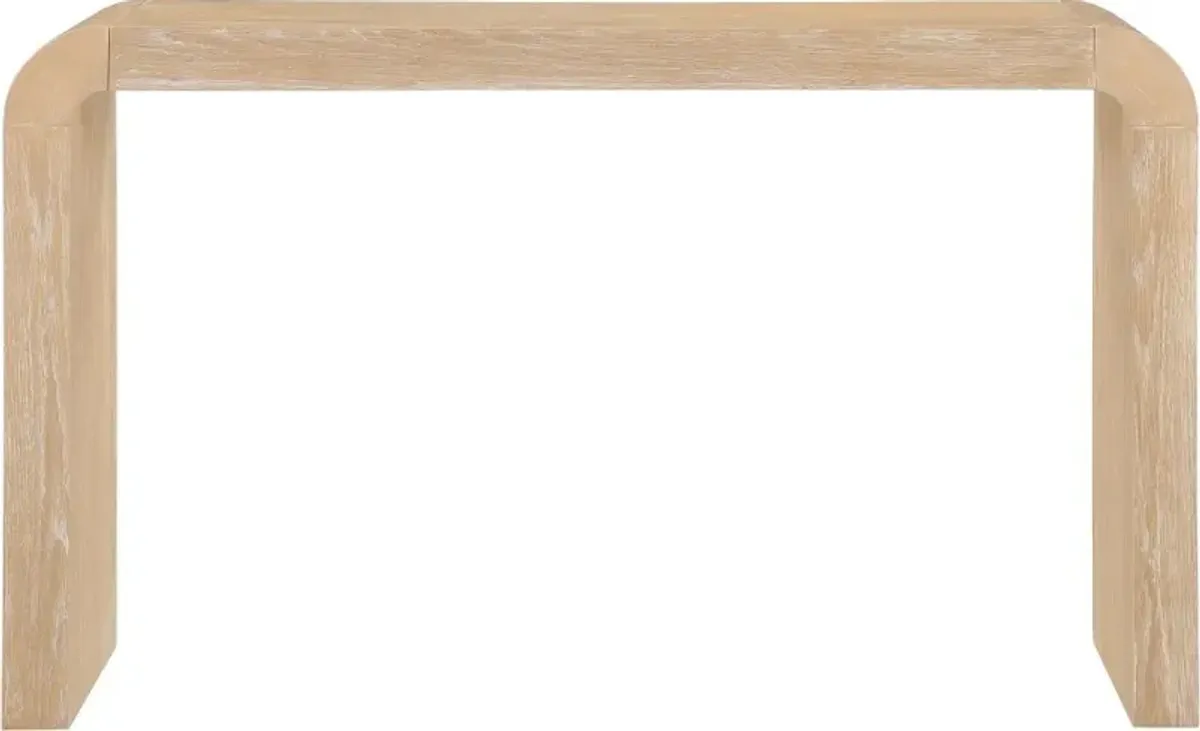 Toulon Natural Oak Console Table