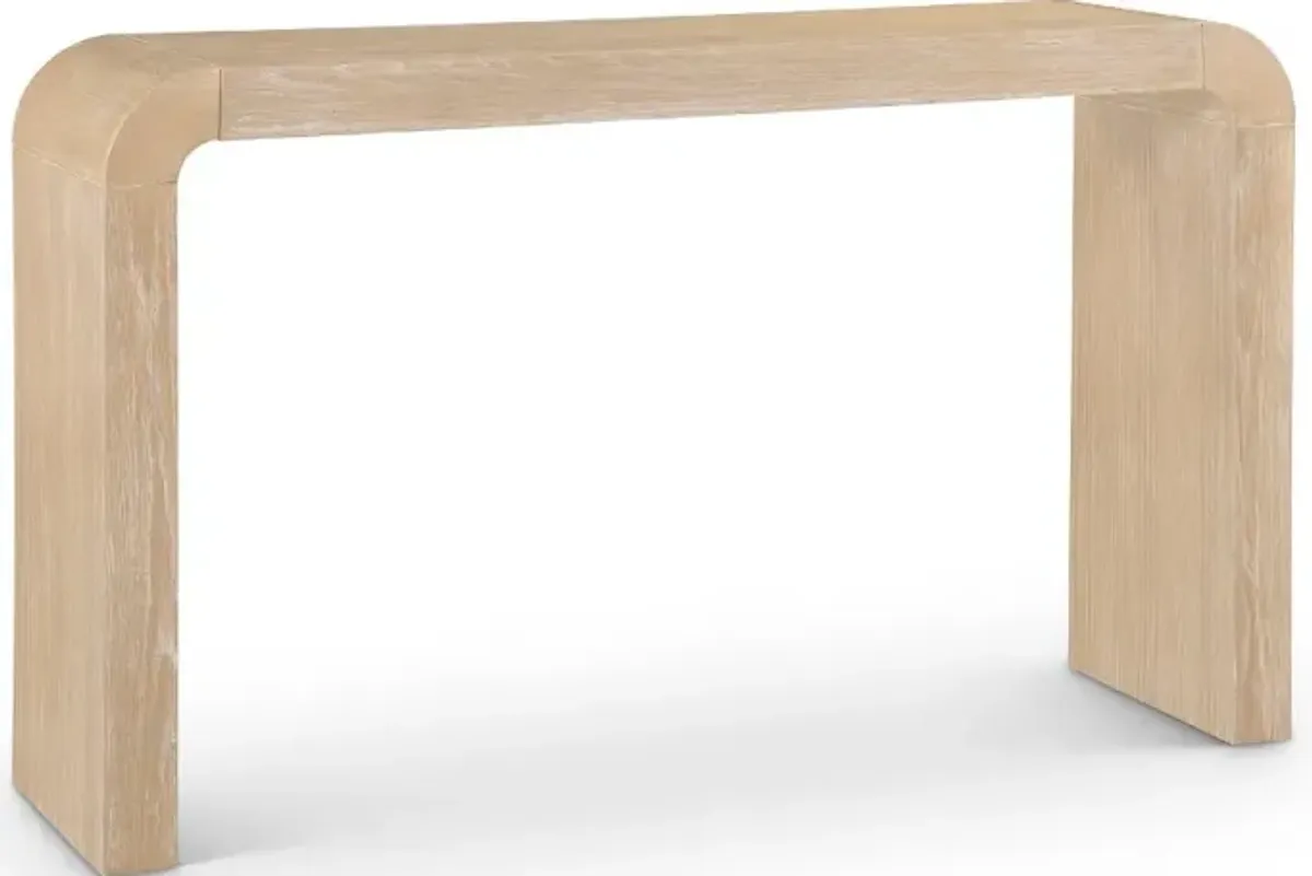 Toulon Natural Oak Console Table