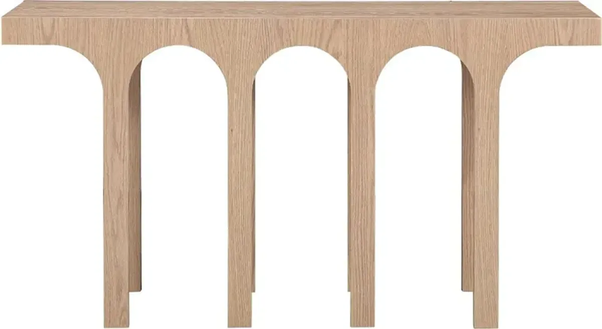 Westfield Natural Wood Console Table