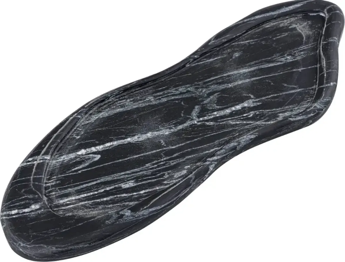 Arezzo Black Marble Tray