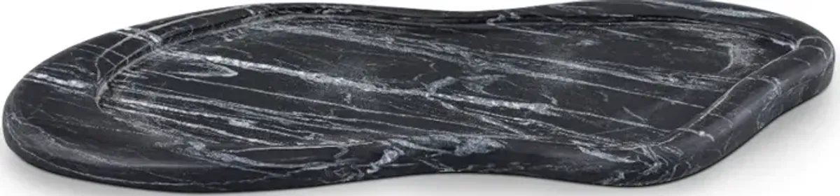 Arezzo Black Marble Tray