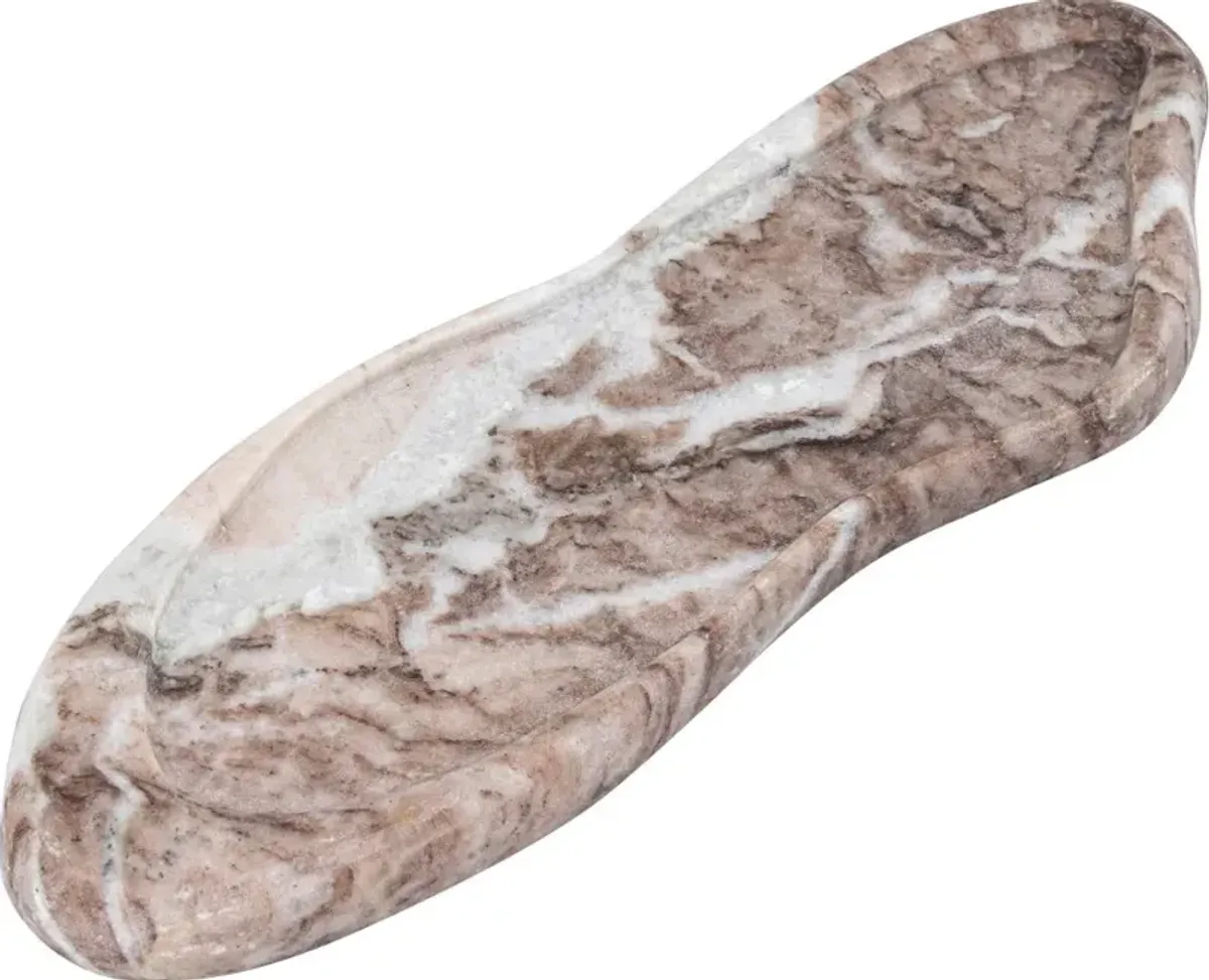 Arezzo Brown Marble Tray