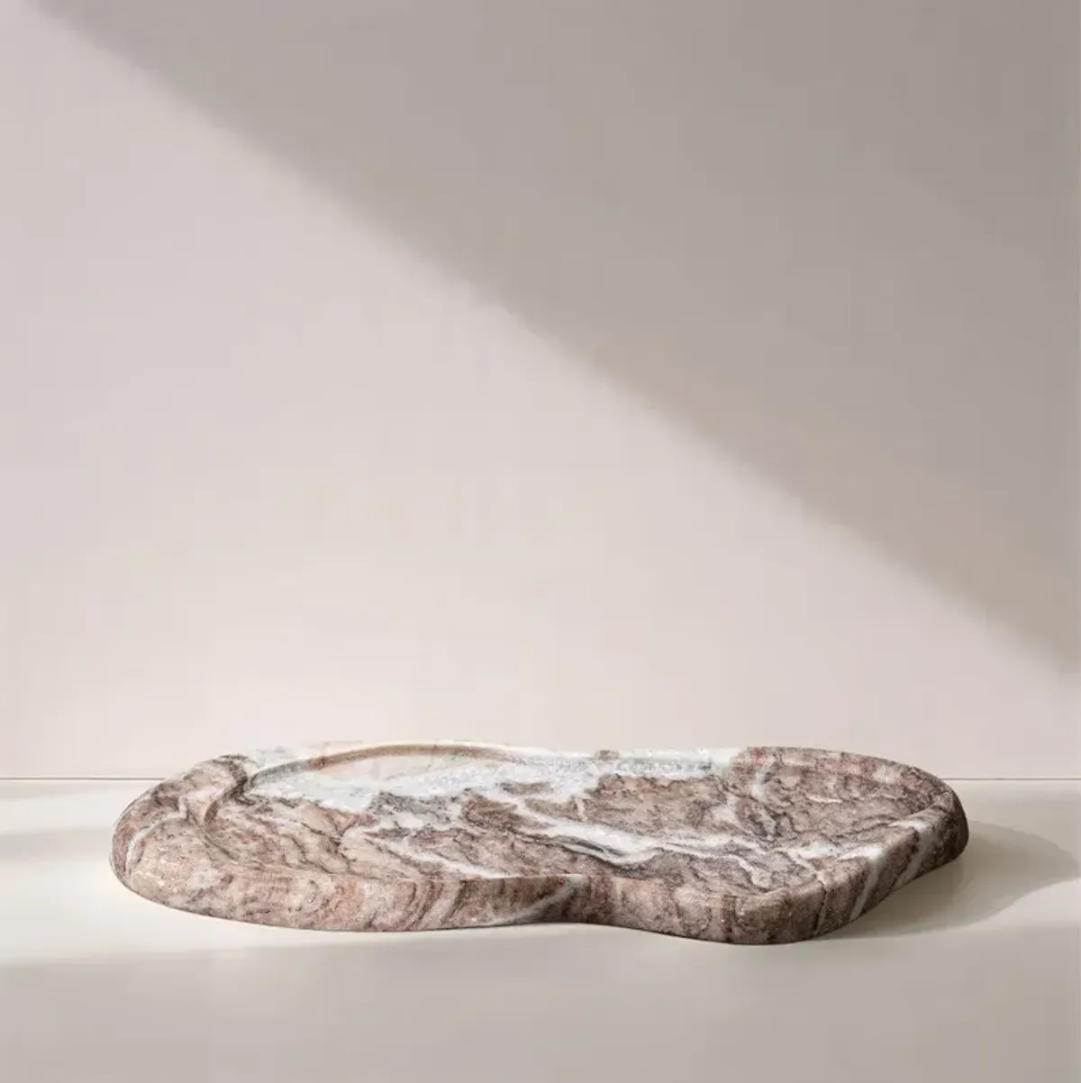 Arezzo Brown Marble Tray