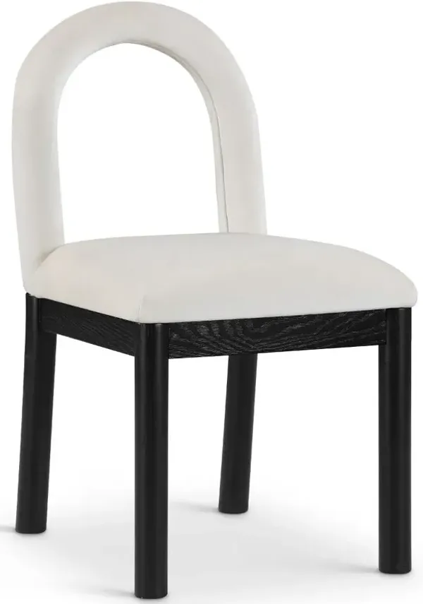 Conrad Cream Velvet Upholstered Dining Chair