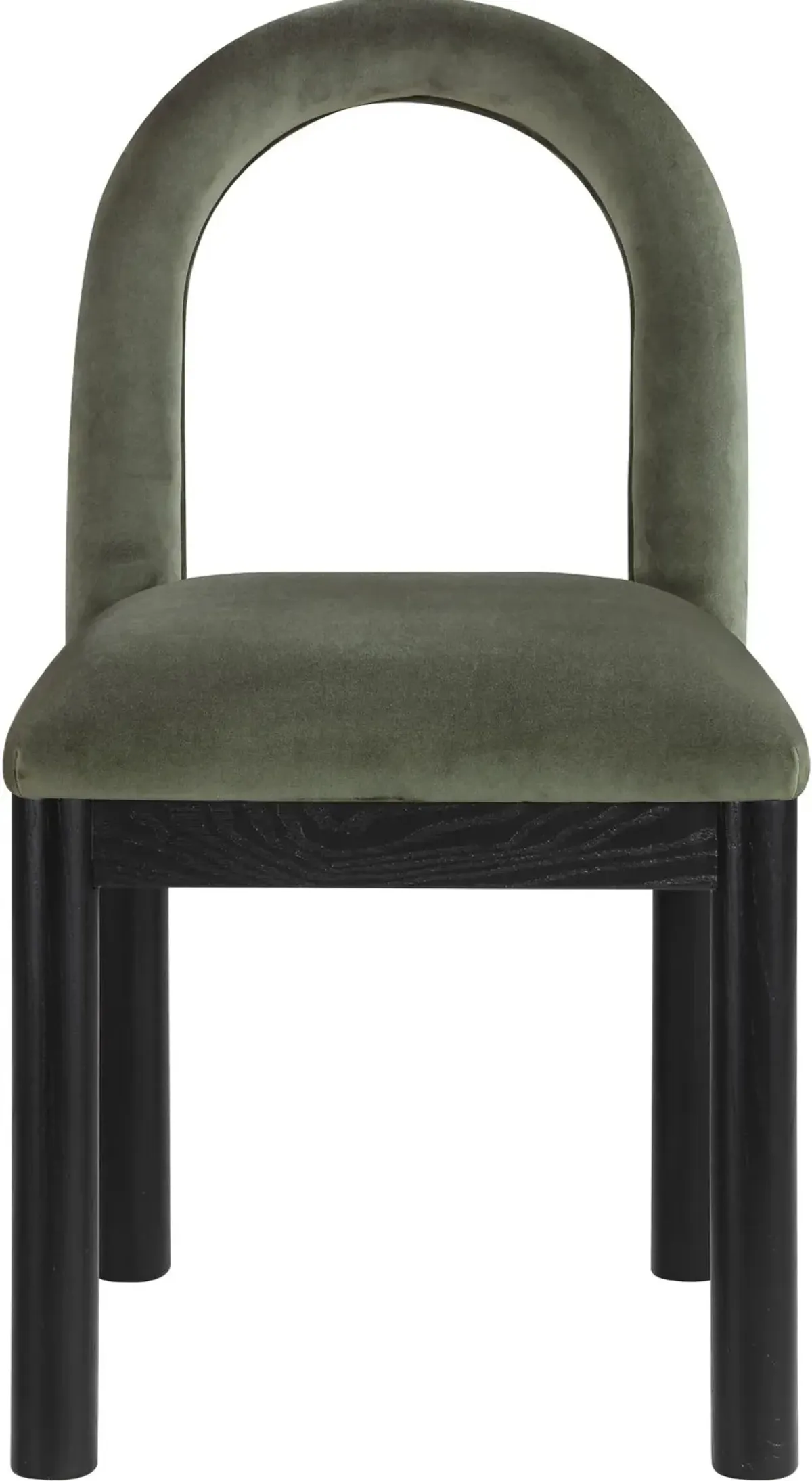 Conrad Green Velvet Upholstered Dining Chair
