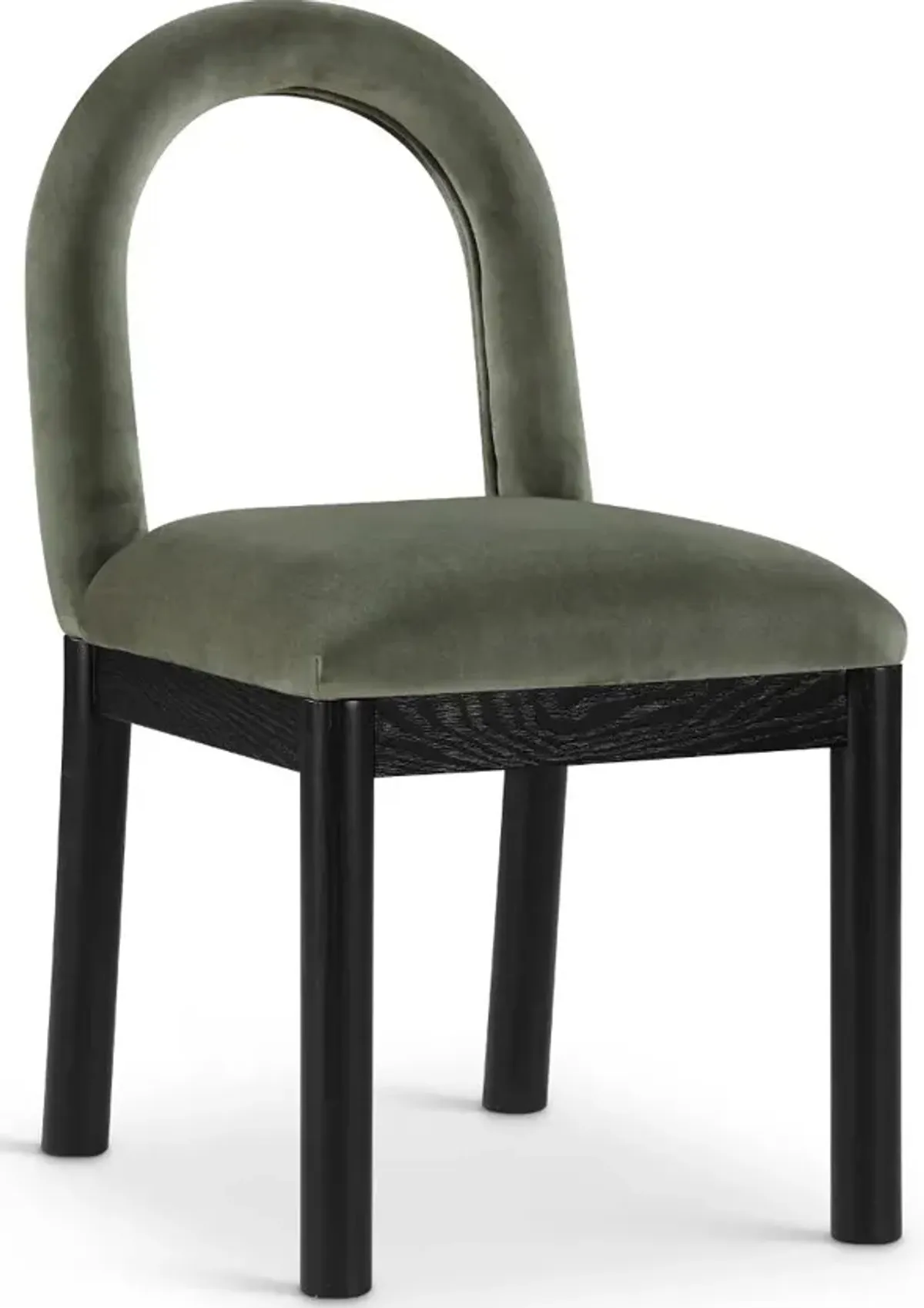 Conrad Green Velvet Upholstered Dining Chair