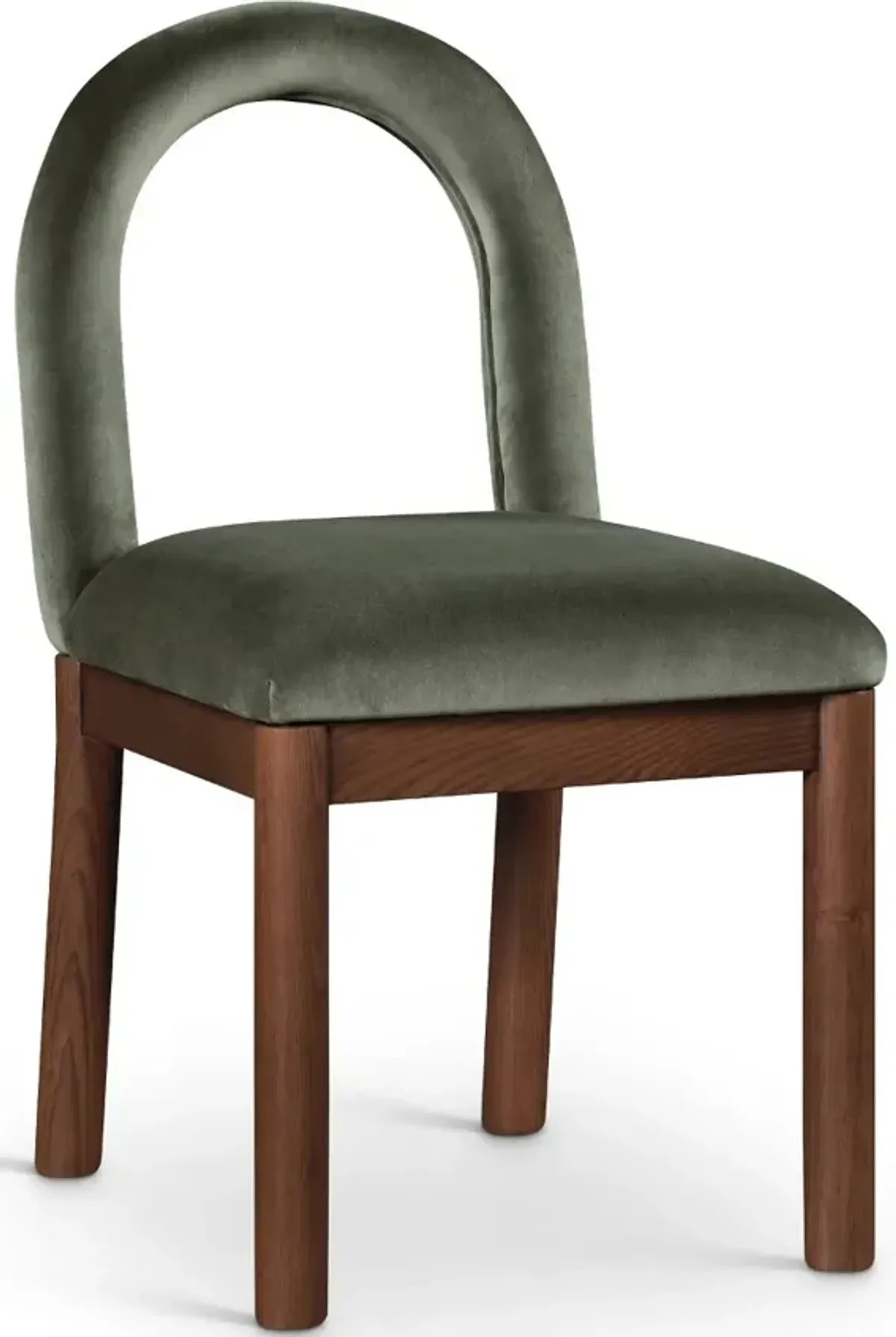 Conrad Green Velvet Upholstered Dining Chair