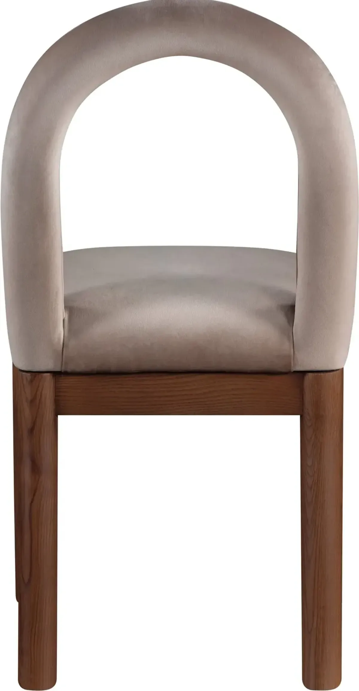 Conrad Taupe Velvet Upholstered Dining Chair