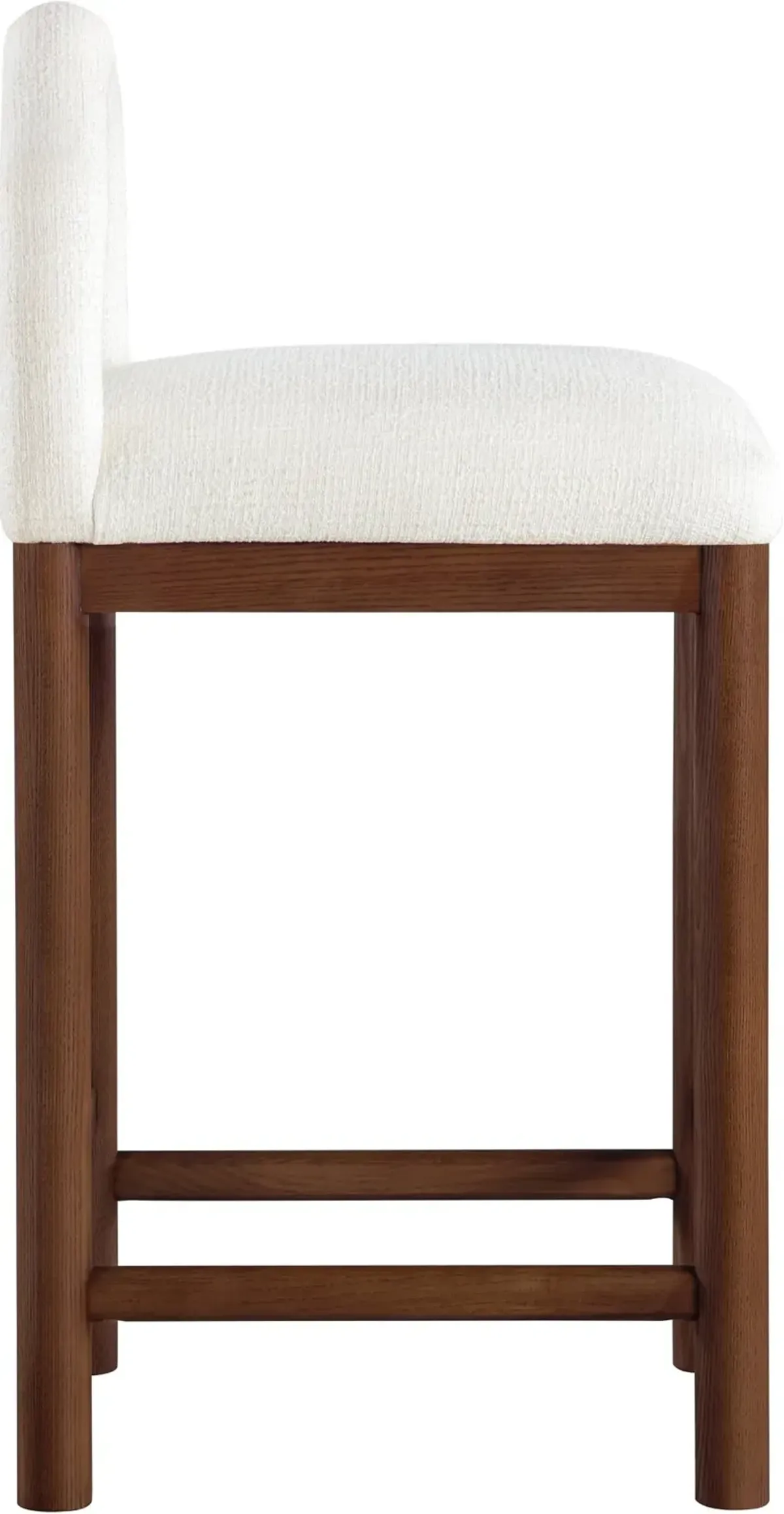 Conrad Cream Upholstered Counter Stool