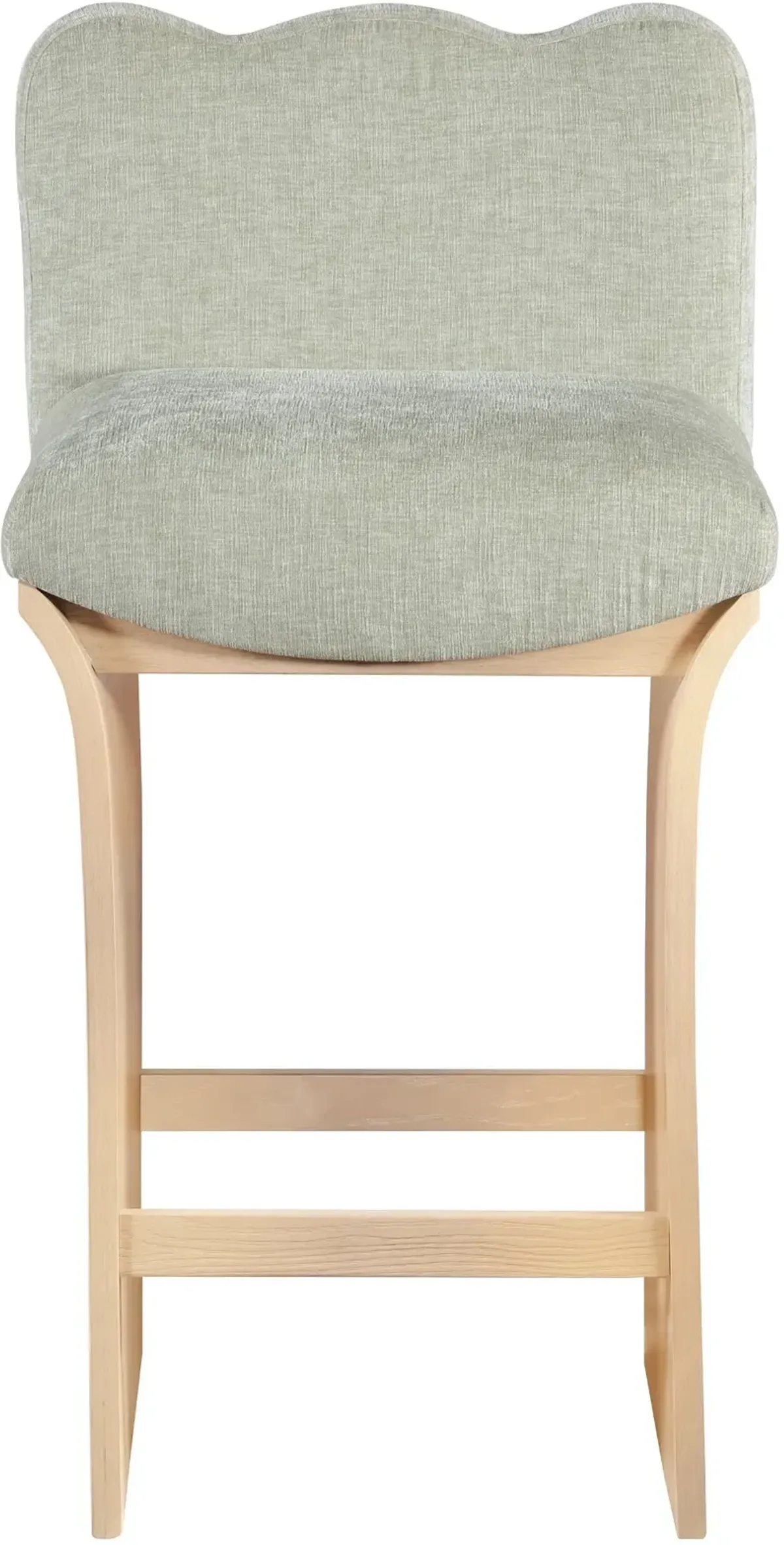 Shaw Mint Green Upholstered Counter Stool