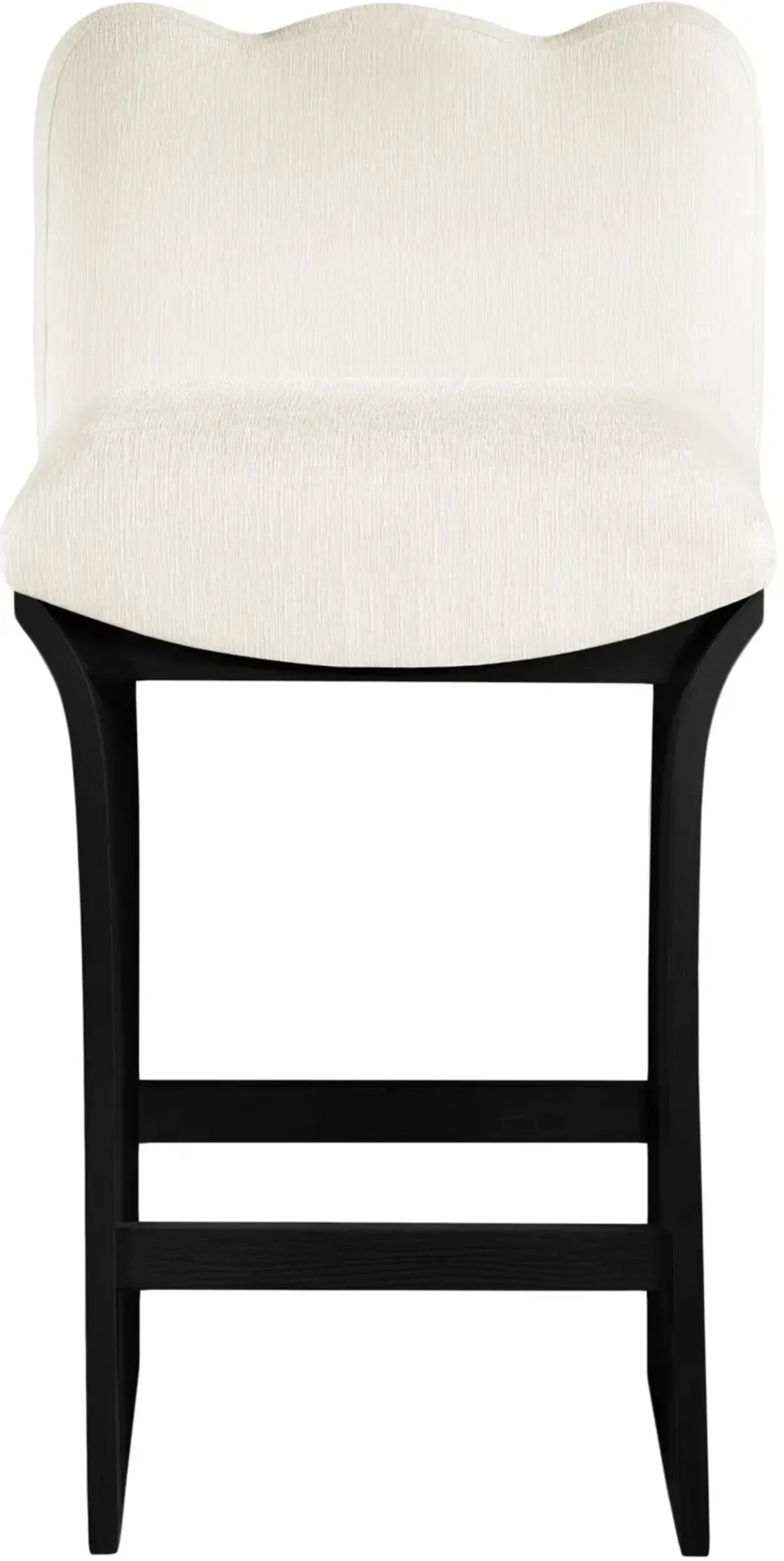 Shaw Cream Upholstered Counter Stool