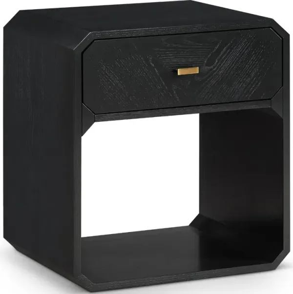 Parker Black Ash Nightstand