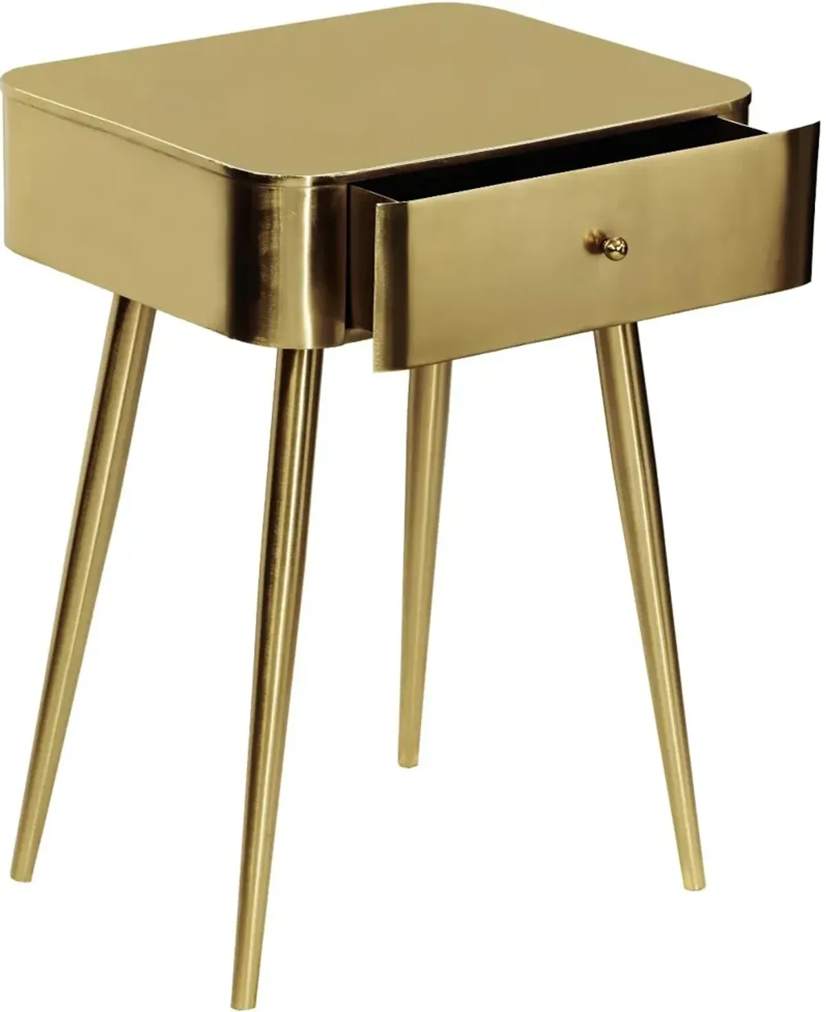 Rylan Gold Iron Nightstand