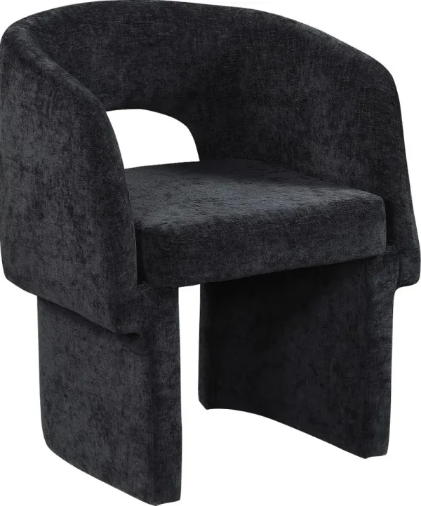 Emmet Black Upholstered Dining Chair