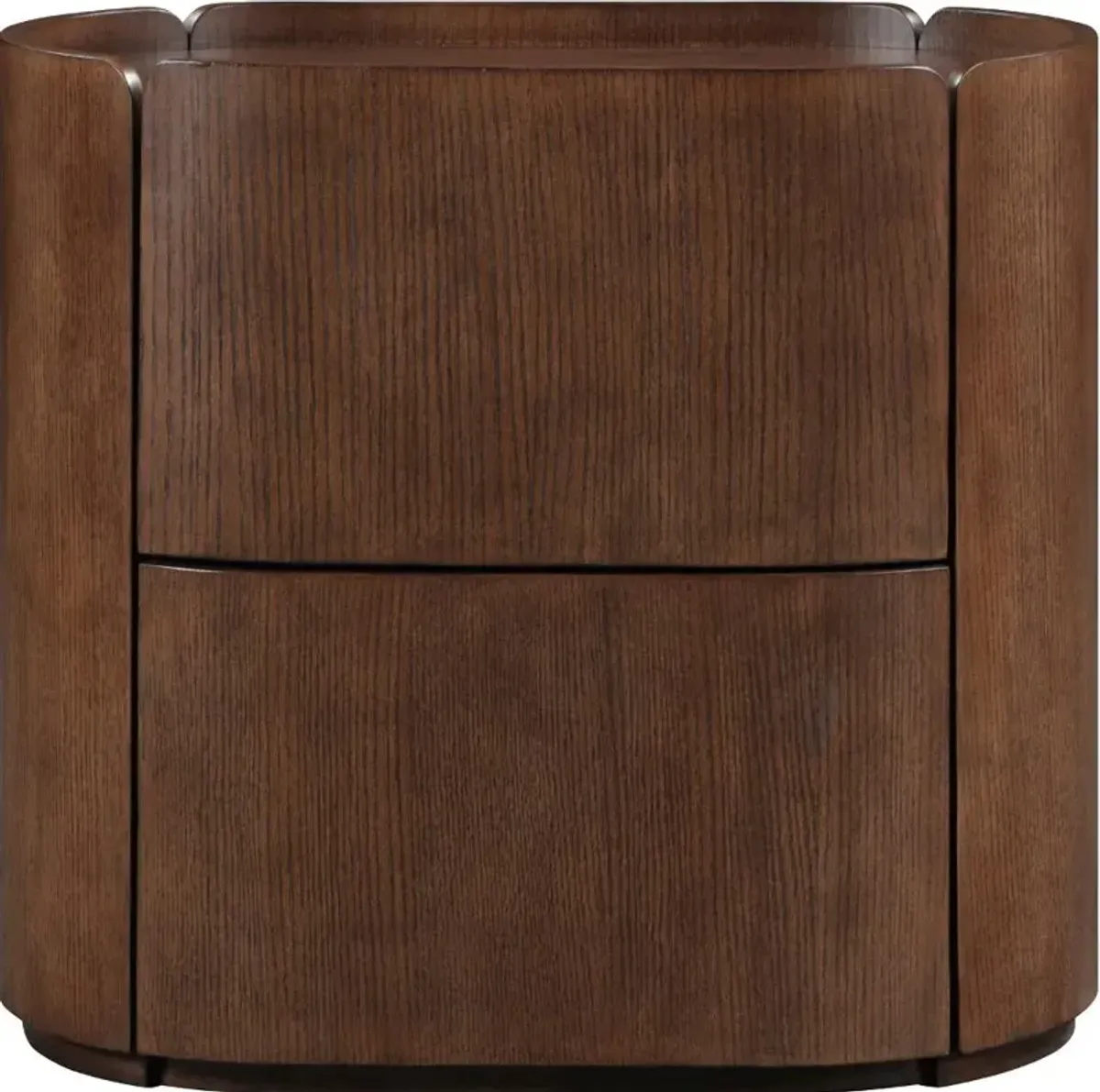 Everett Brown Oak Nightstand