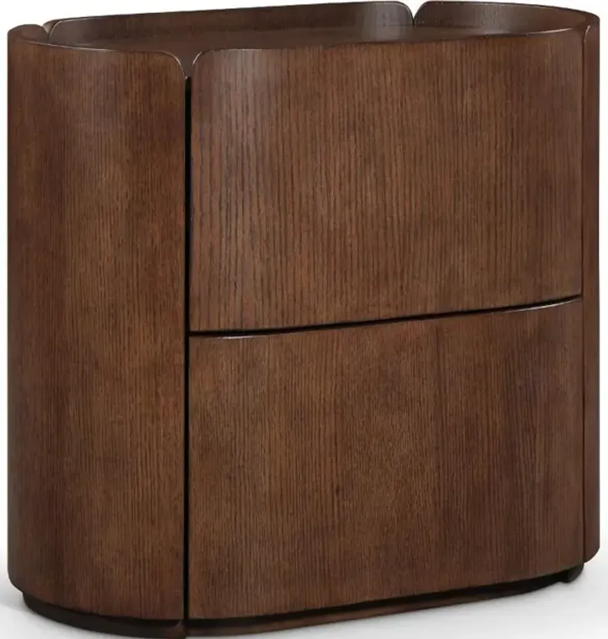 Everett Brown Oak Nightstand